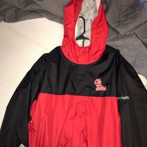 Ole Miss Columbia PFG Rain Jacket XXL